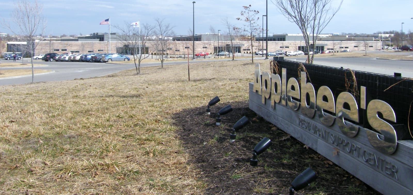 The exterior of an Applebee's