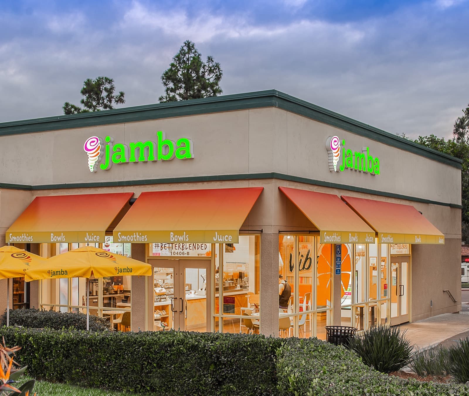 The exterior of a Jamba