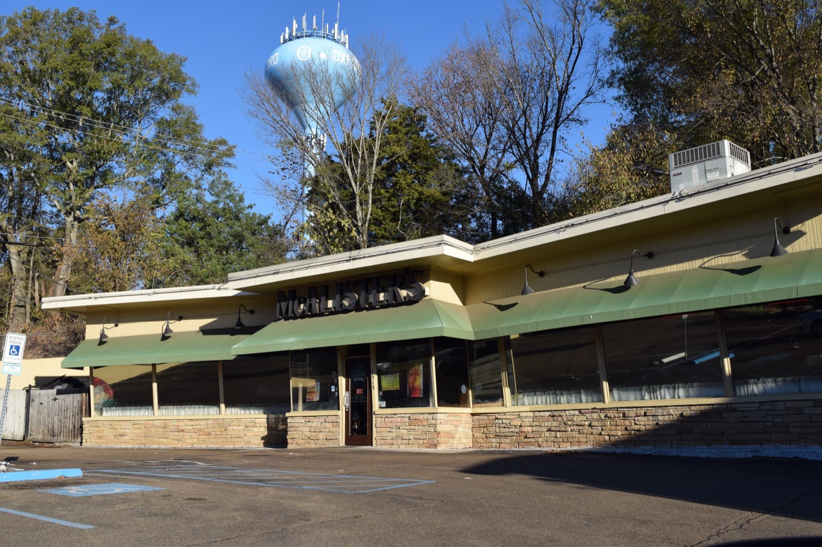 The exterior of a McAlister's Deli