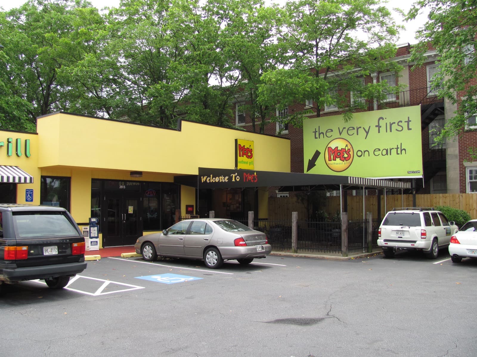 The exterior of a Moe's Southwest Grill