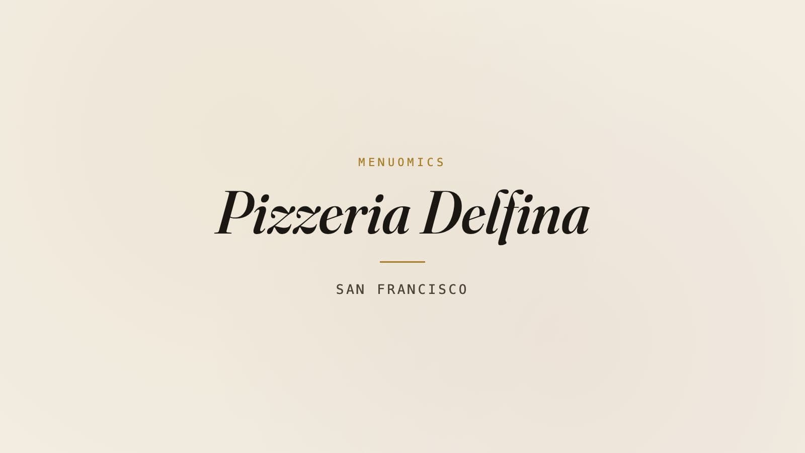 The storefront of Pizzeria Delfina in San Francisco