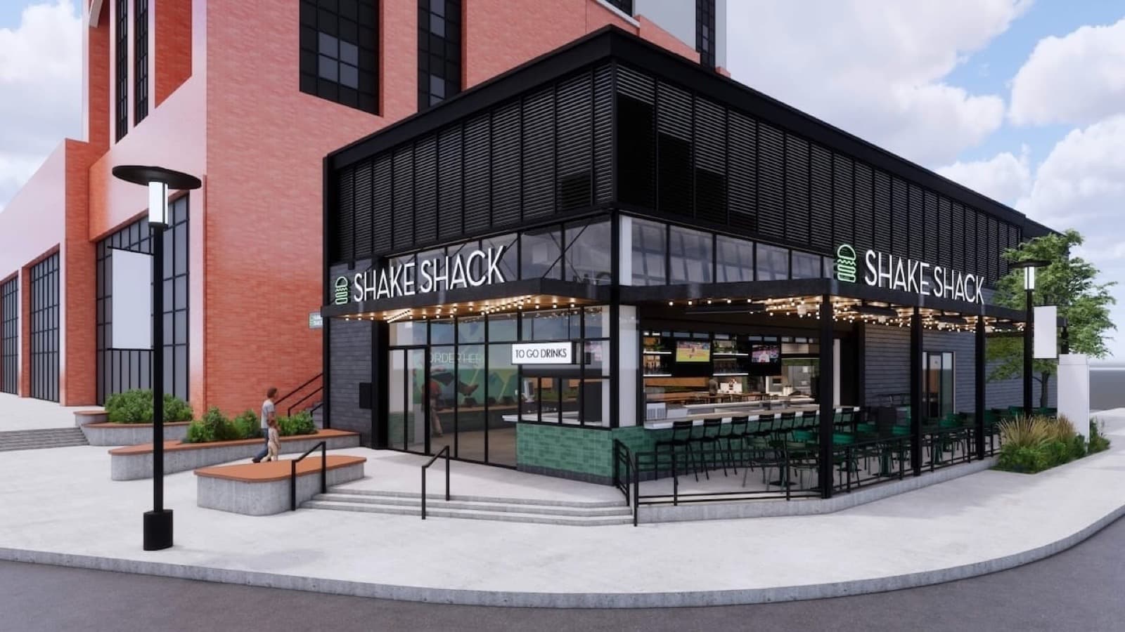 The exterior of Shake Shack