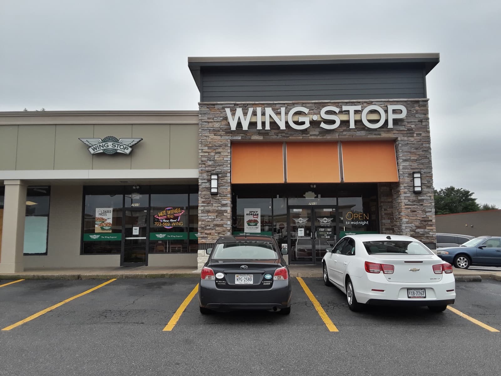 The exterior of a Wingstop